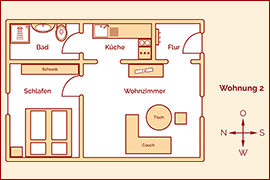 Wohnung 2 Grundriss